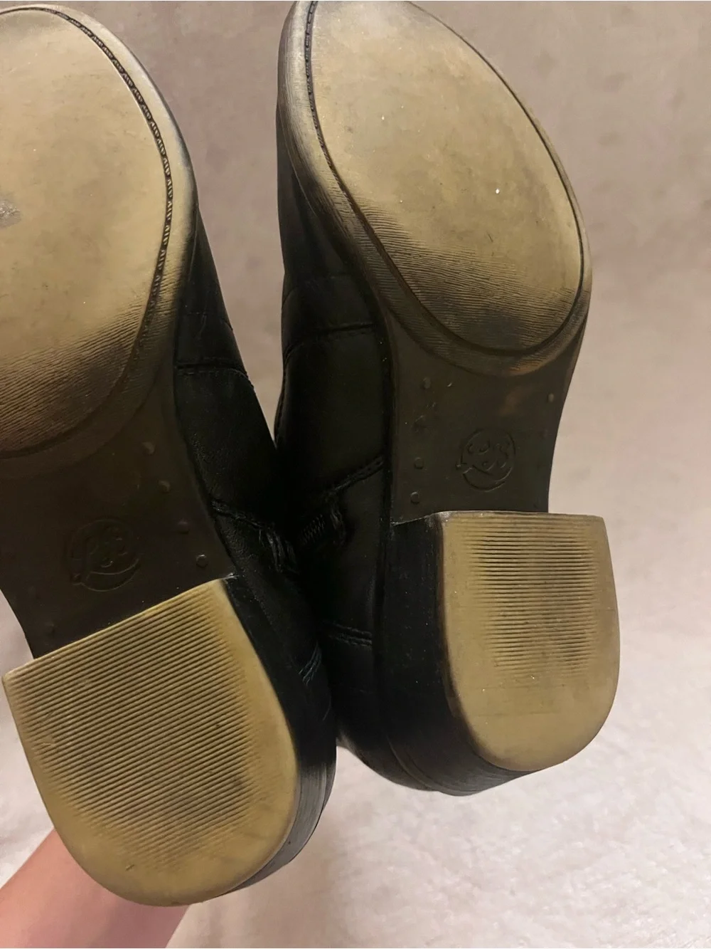 Lucky brand Black Leather Ankle Boots NWOT size 7